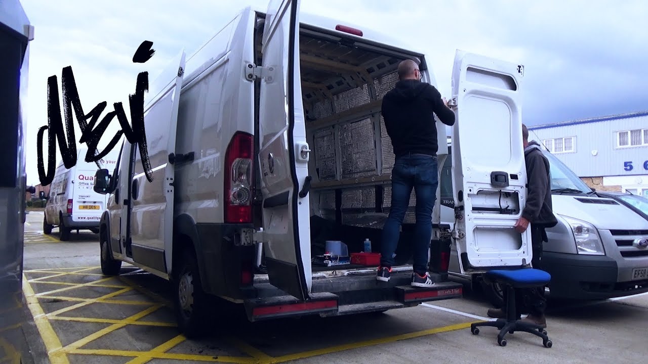 Putting new back doors on the Ducato