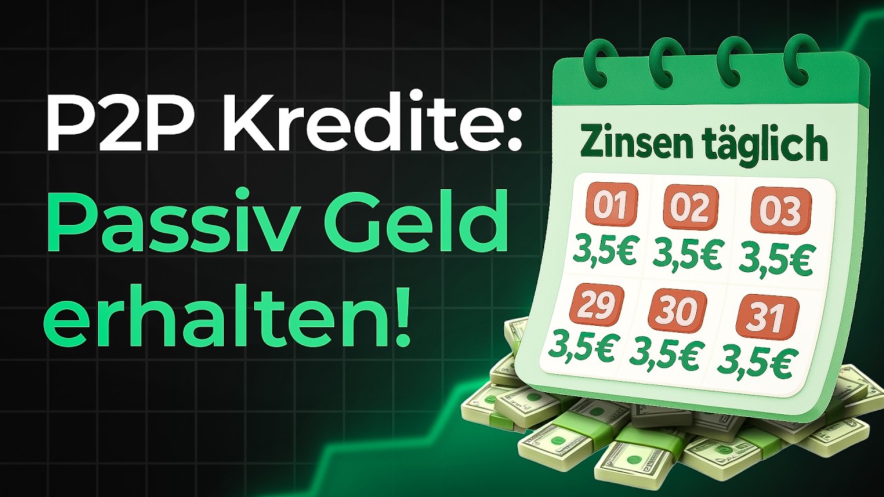 Warum ich 20.000€ in P2P Kredite investiere – Passives Einkommen 2025