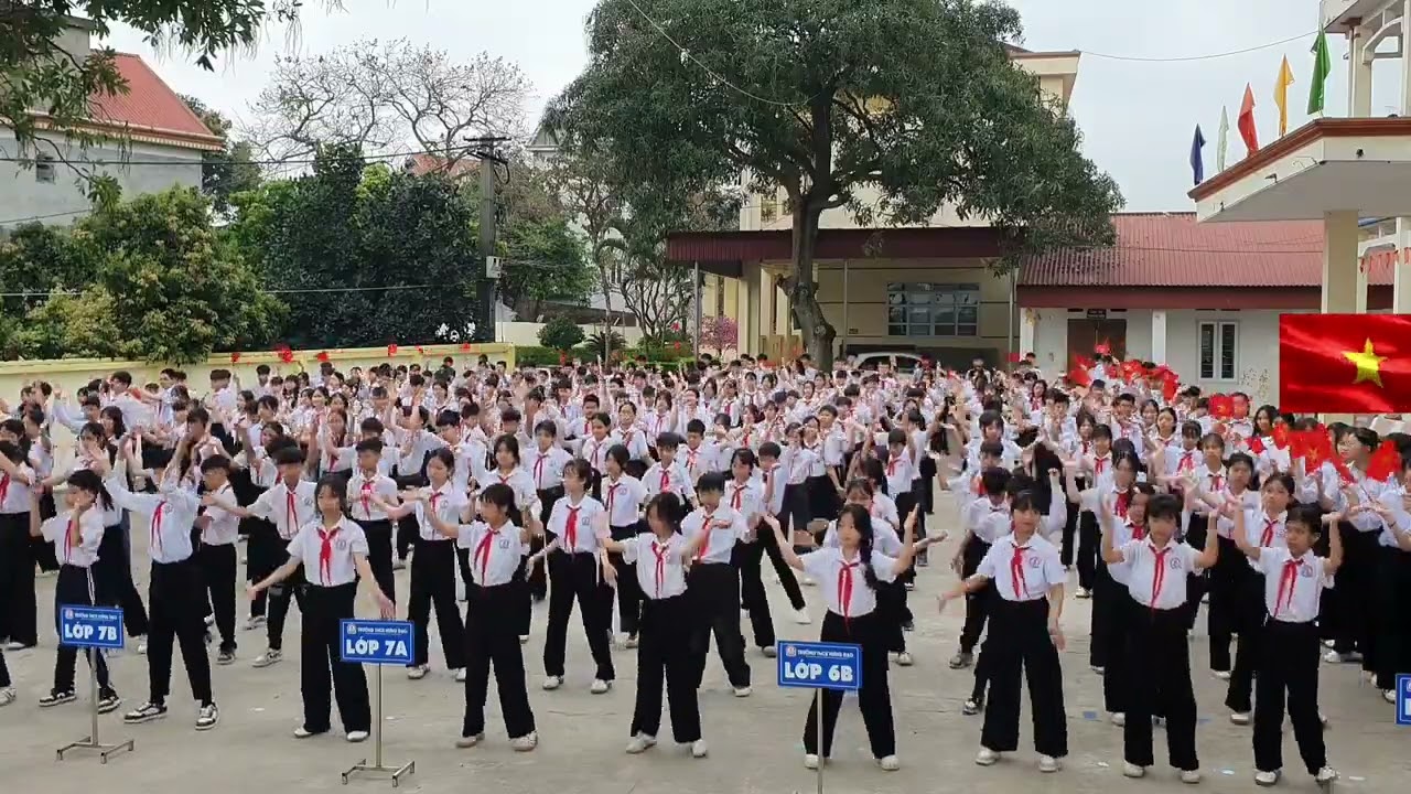 Đồng diễn Trường THCS Hưng Đạo năm 2026