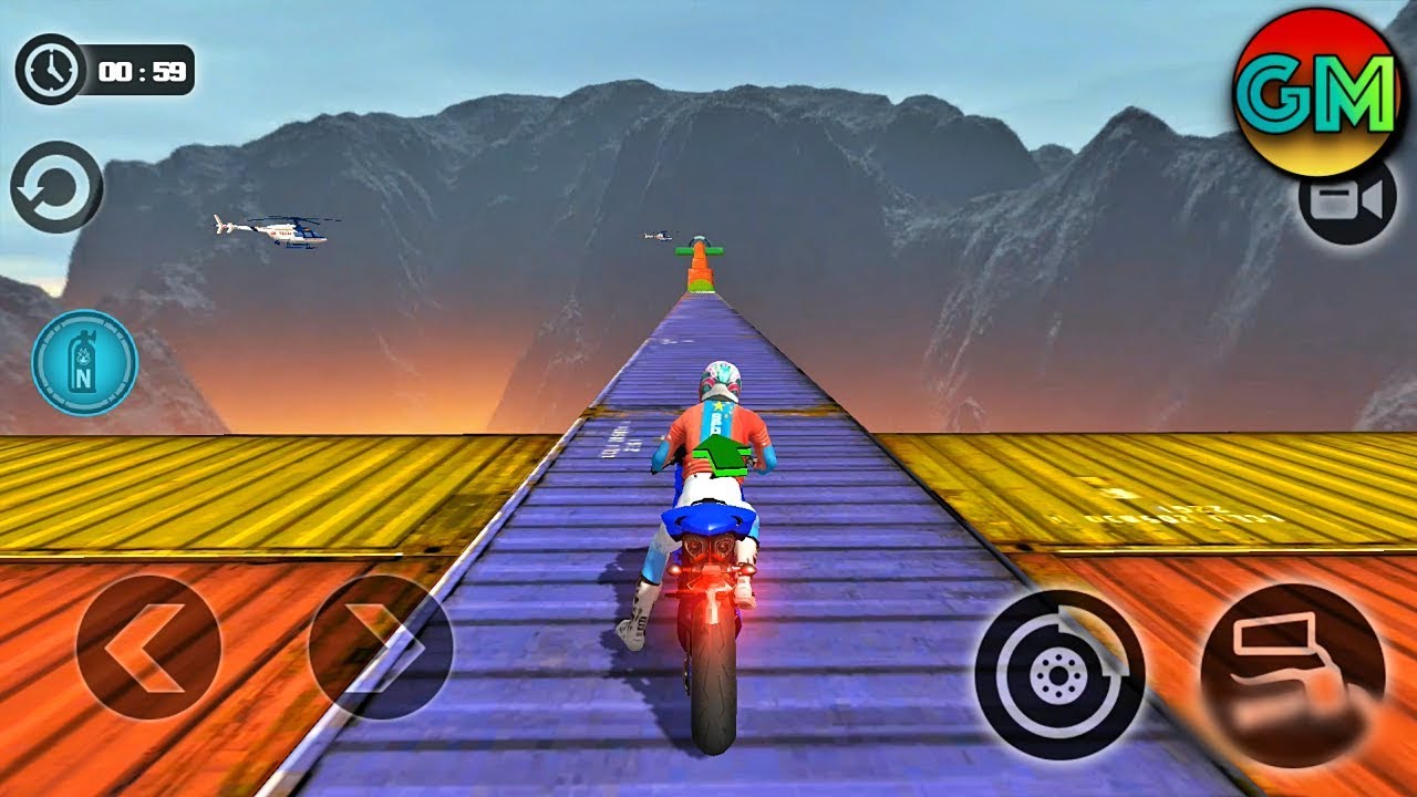 Impossible Motor Bike Tracks (by Tech 3D Games Studios) Android Gameplay HD