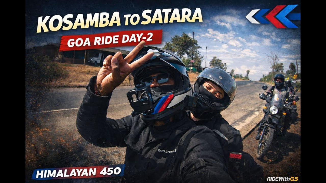 KOSAMBA TO SATARA | Epic Highway Ride | Goa Ride Day-2 | RideWithGS