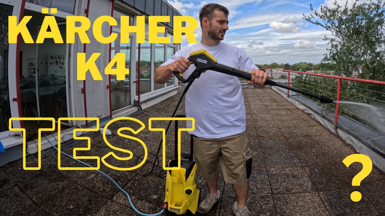 La munca . Kärcher K4 Power Control test.