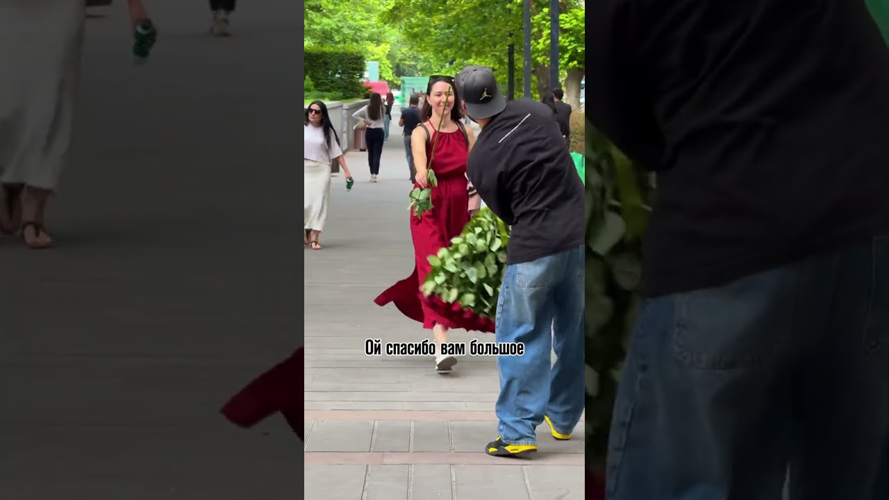 Street flower delivery #youtube #respect #love #flowers