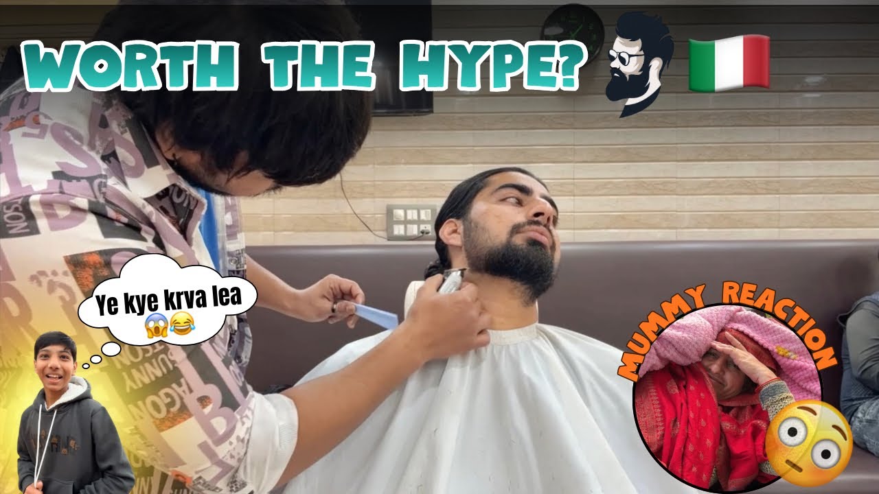 😳First Time Italian Beard 🇮🇹 🧔🏻‍♂️| Clean Look Ya Sirf Hype? 🤔