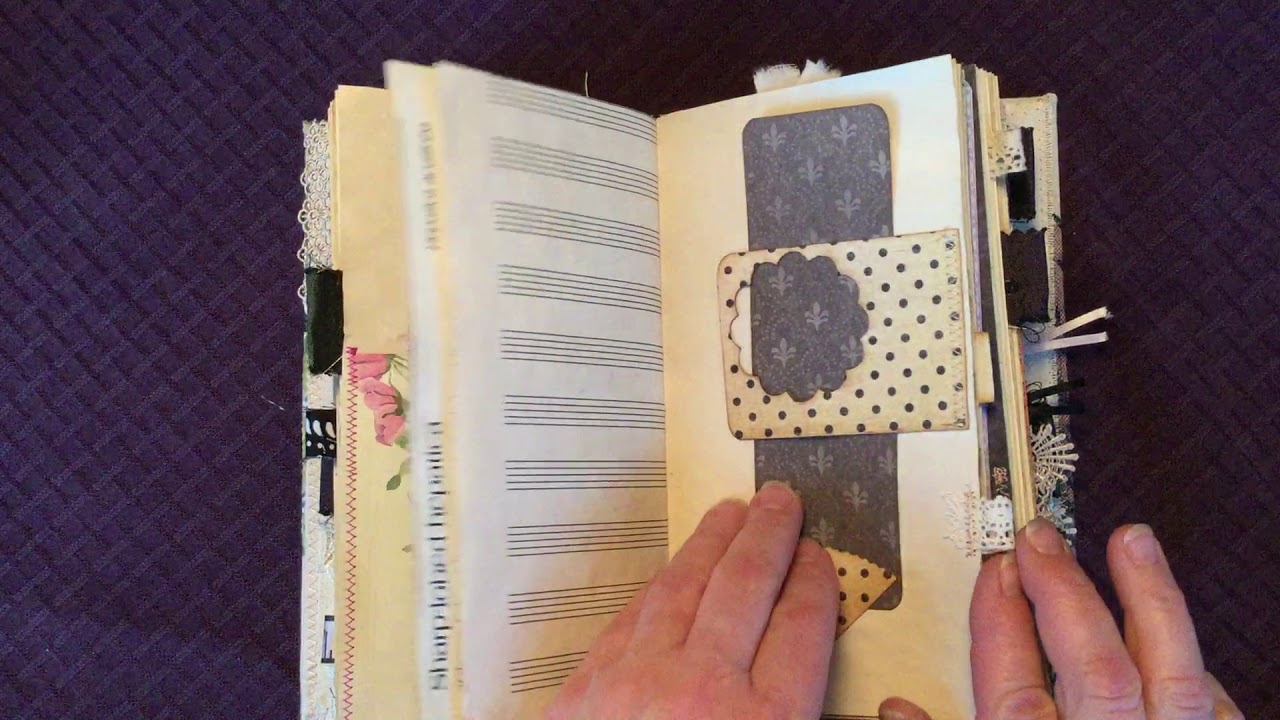 Standard size travellers notebook, junk journal - Found Objects