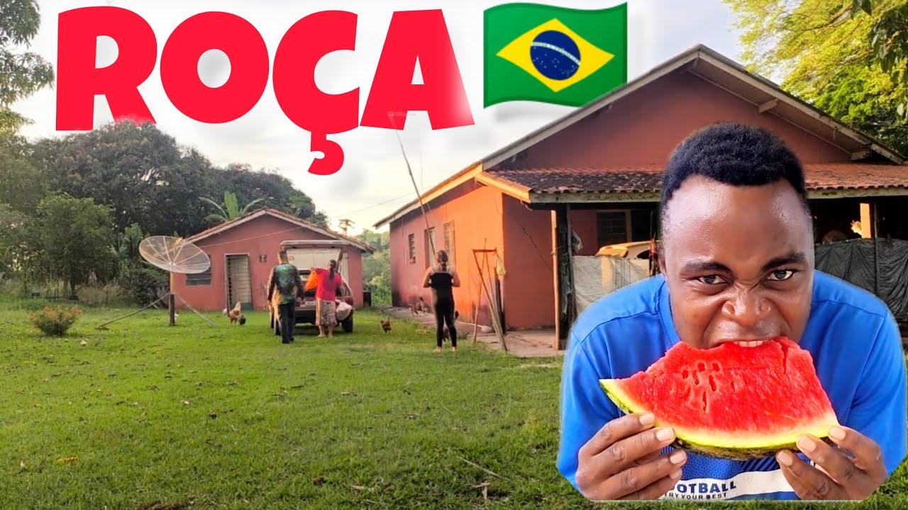 POBRE NO BRASIL 🇧🇷 É RICO EM MOÇAMBIQUE 🇲🇿 😱 FIQUEI DE BOCA ABERTA COM A VIDA DA ROÇA NO BRASIL 