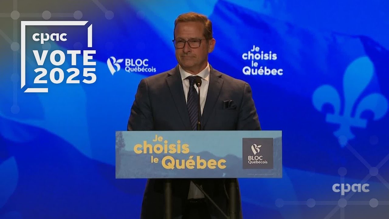 Yves-François Blanchet s'adresse à ses partisans le soir du scrutin – 29 avril 2025