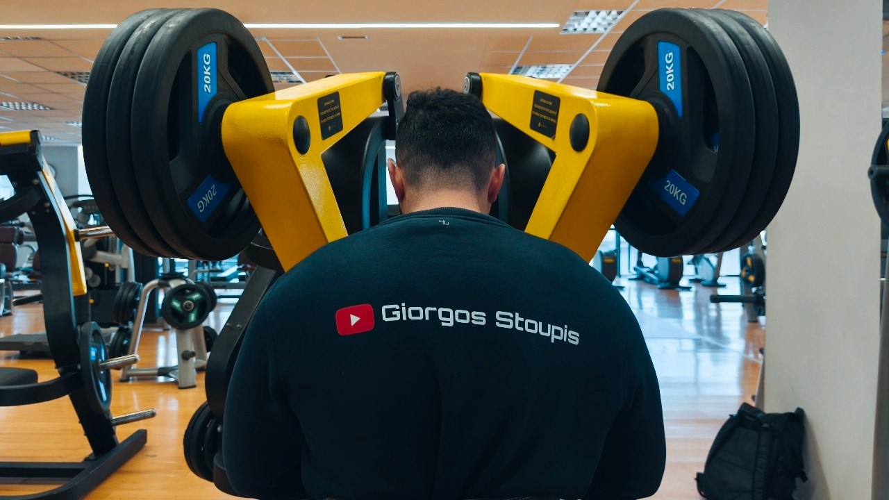 Bulk Μέρα 319 - Πλάτη - 120 ΚΙΛΑ PULLOVER ΚΑΙ ΣΙΩΠΗ