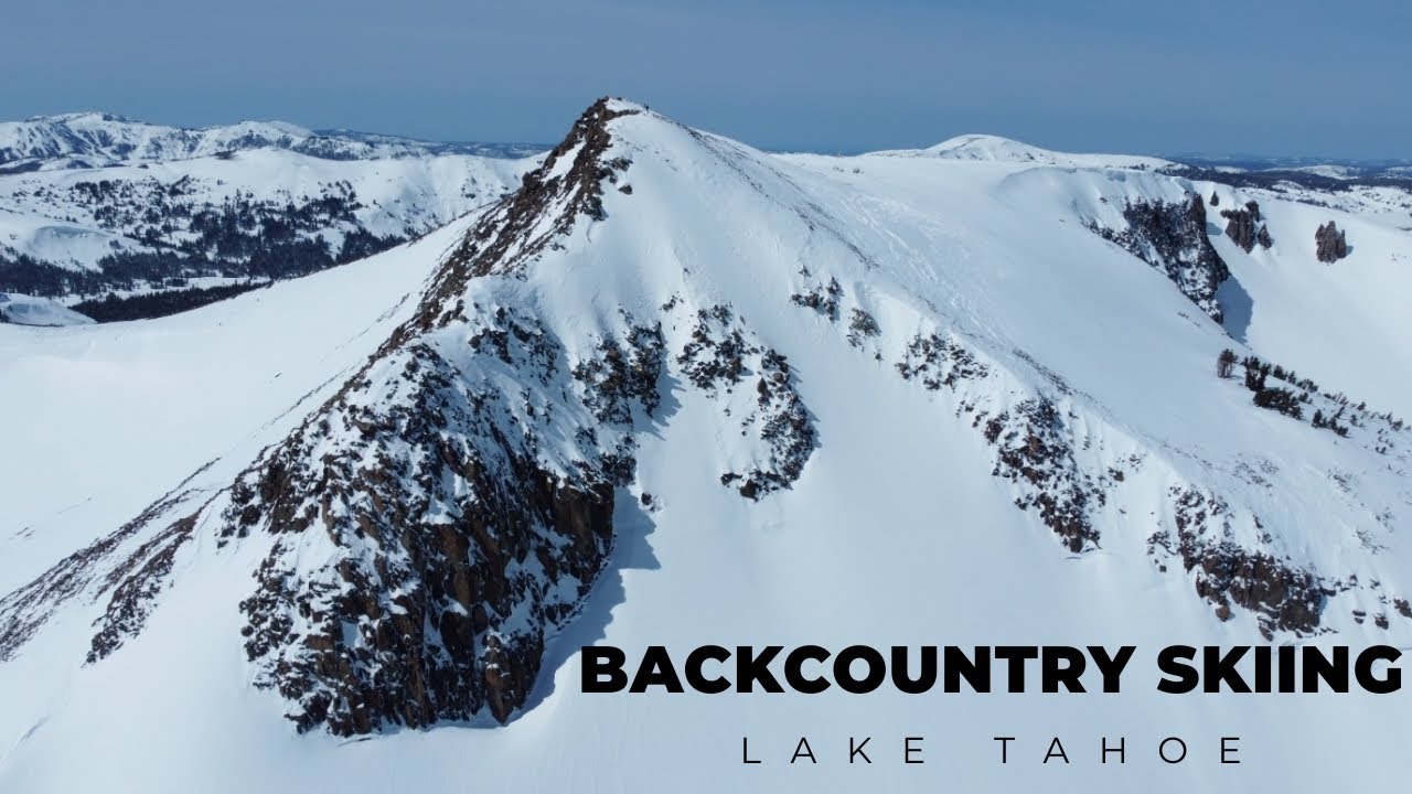 Skiing Comma Couloir in Lake Tahoe