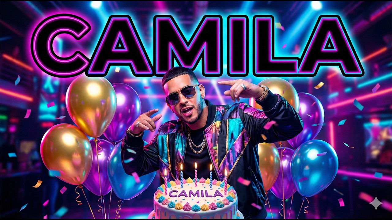 Feliz Cumpleaños CAMILA 🎂Reggaetón 🌟 La Mejor Canción Personalizada Para Dedicar a #Camila