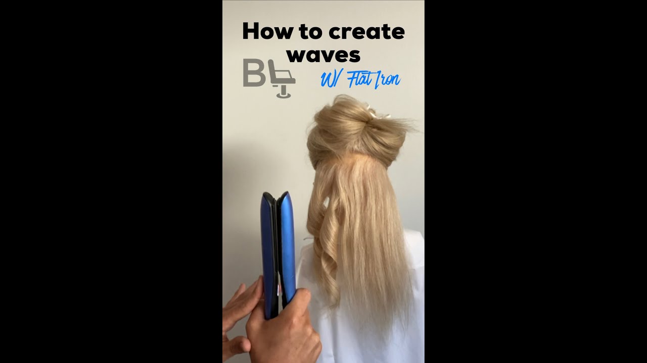 HOW TO: Natural Waves or beach waves using a flat iron