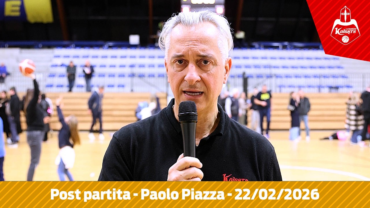 Post partita Fiorenzuola - Legnano | Paolo Piazza del 22/02/2026