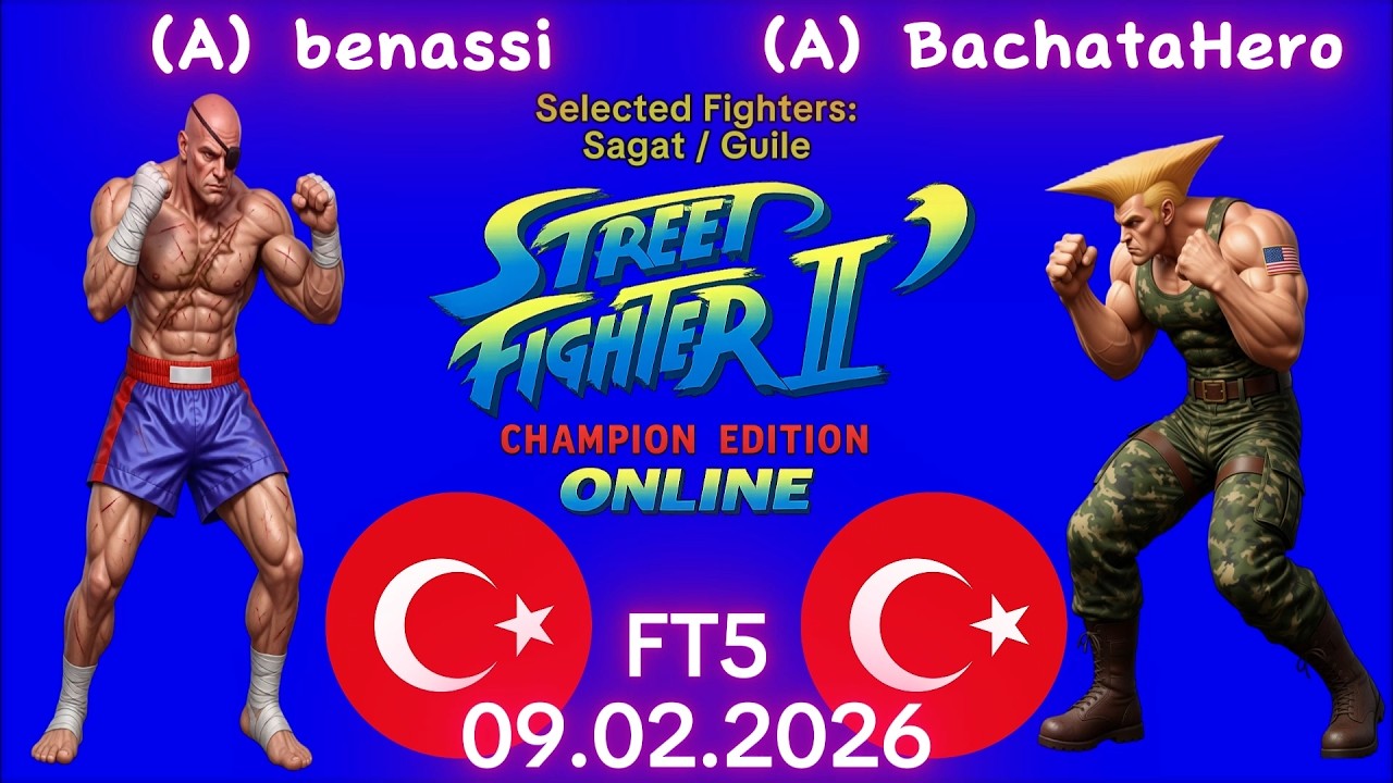 benassi VS. BachataHero - ONLINE MATCH! - Street Fighter II' Champion Edition - FT5 - 09.02.2026
