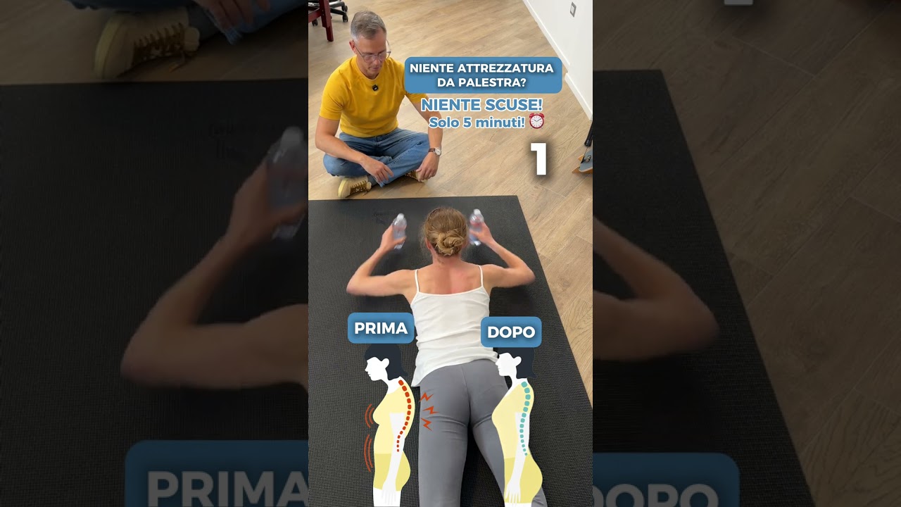 Allenamento posturale da fare in casa senza attrezzatura.