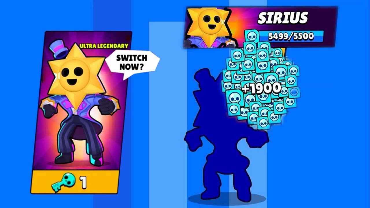 ULTRA LEGENDARY SIRIUS 5500 CREDITS!!😘😁 FREE REWARDS!!🔥🎁 BRAWL STARS NEW UPDATE!!!😱