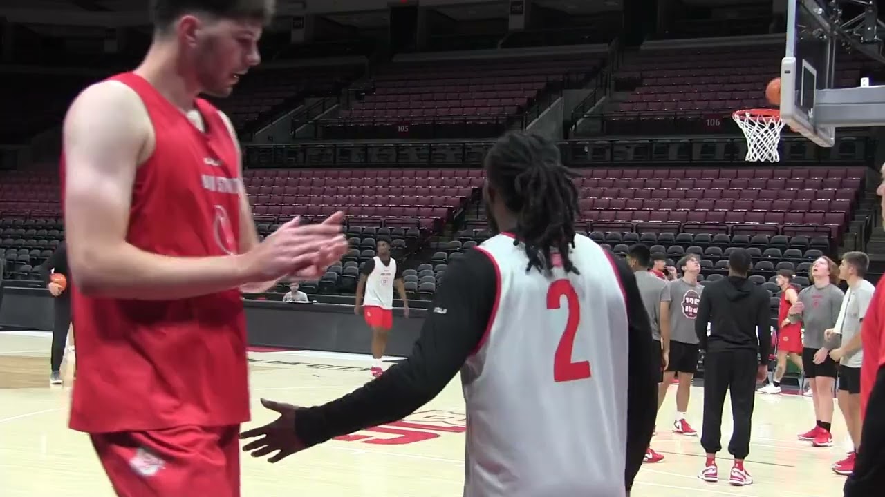 Ohio State basketball working through shooting drills