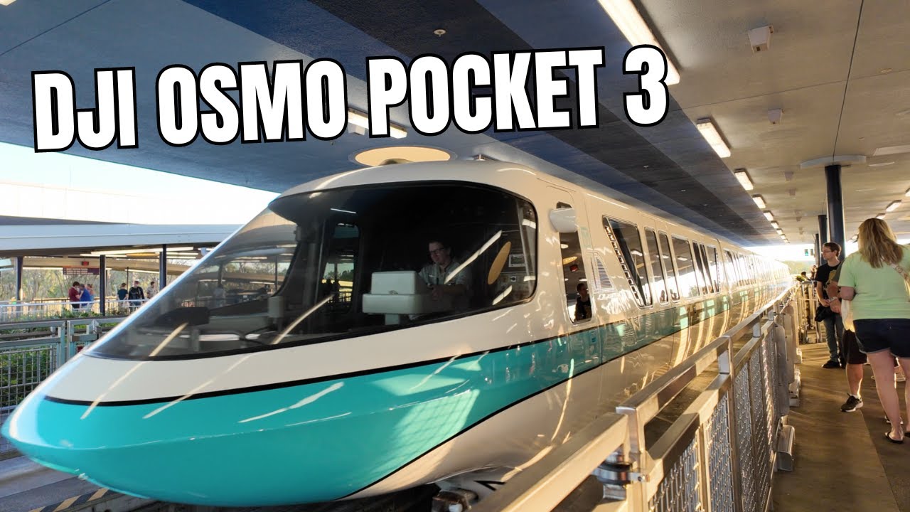 DJI OSMO POCKET 3 AT DISNEY WORLD MONORAIL MAGIC KINGDOM