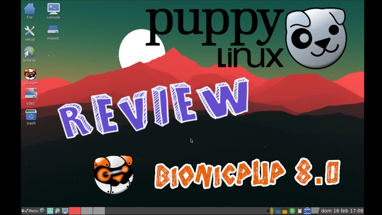 Puppy Linux (bionicpup 8.0 review)