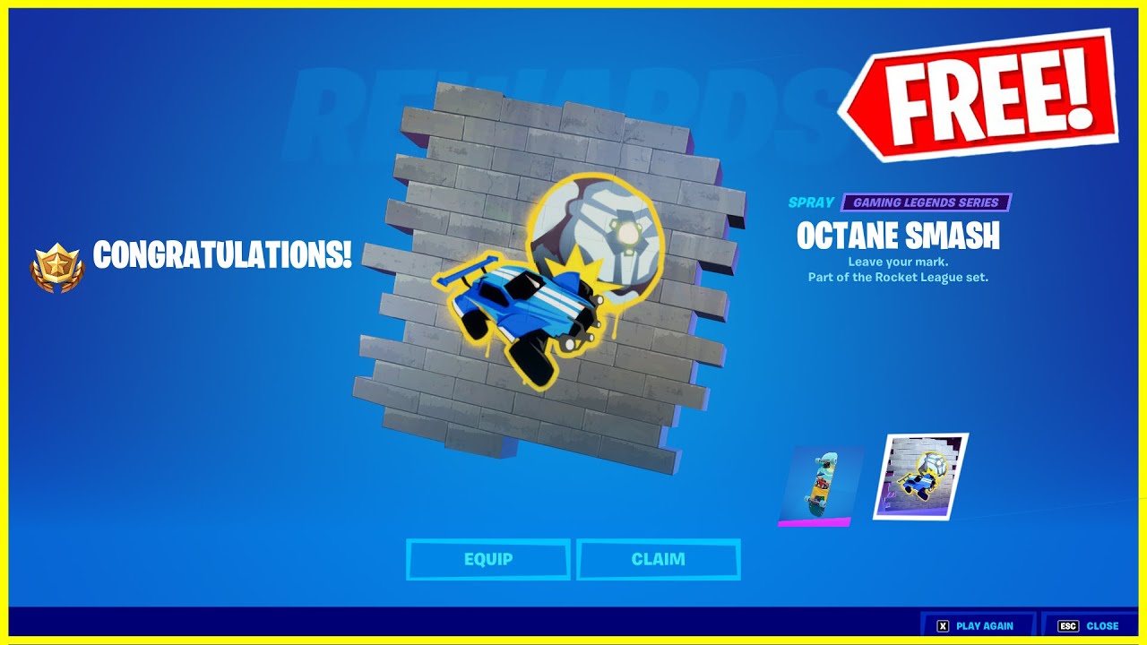 How to Unlock Octane Smash Spray in Fortnite | High Octane Quests