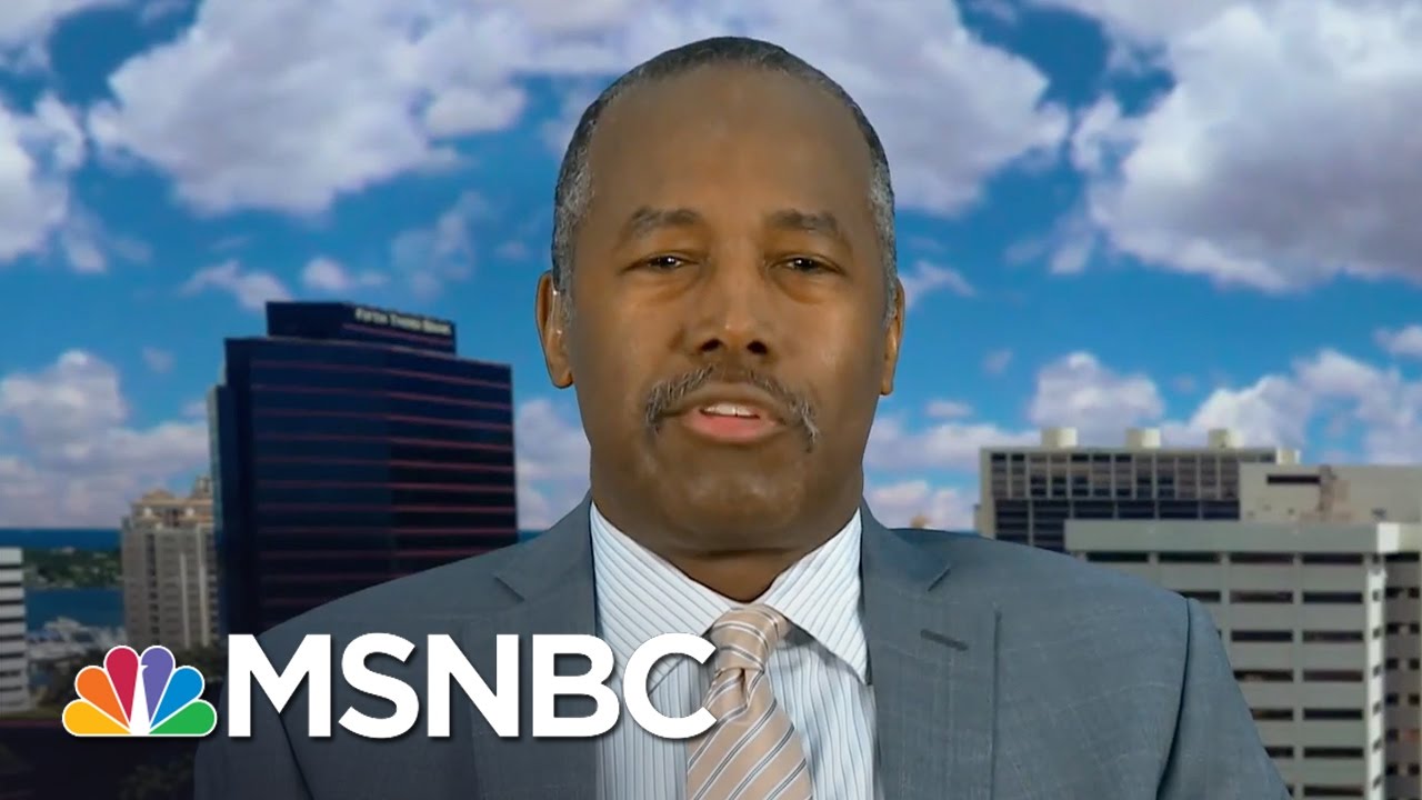 Ben Carson: 'It Doesn't Matter' If Donald Trump Sexual Assault Accusers Lie | Morning Joe | MSNBC