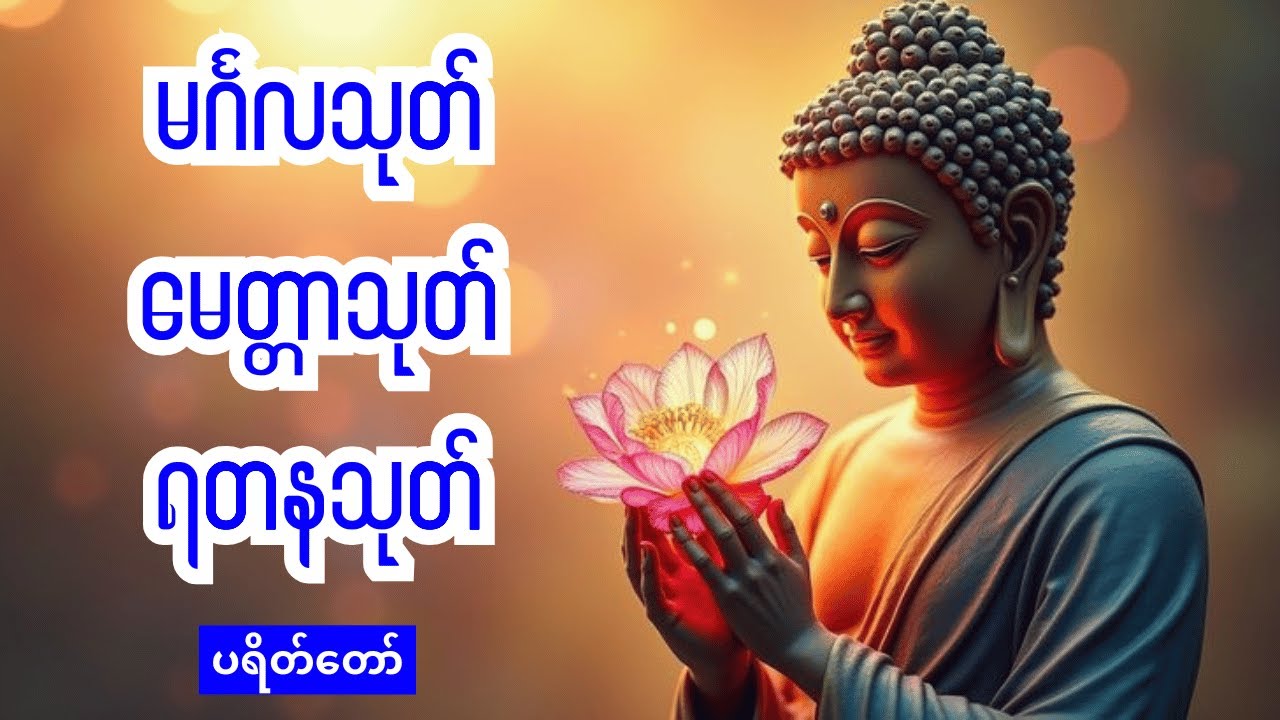 🙏မင်္ဂလသုတ်၊ မေတ္တာသုတ်၊ ရတနသုတ် တရားတော်များ🙏