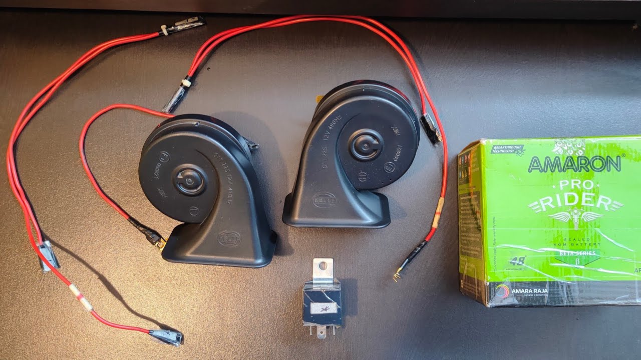 How To Wire a Horn, Universal Horn Wiring for scooters n bikes