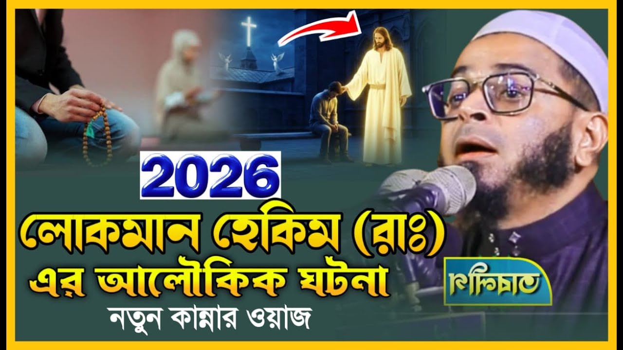 লোকমান হেকিম (রাঃ) এর আলৌকিক ঘটনা।নাছির উদ্দিন আনসারী।Nasir Uddin Ansari।কান্নার ওয়াজ।RK Studio 2026
