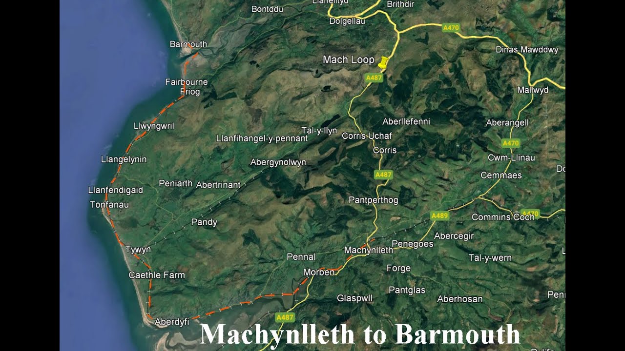 Machynlleth to Barmouth Scenic Train Ride March 2024