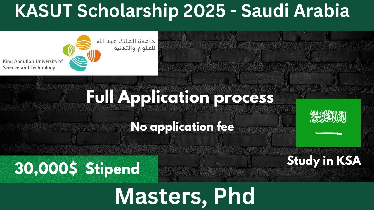 KAUST Fully Funded Scholarship in Saudi Arabia Application process 2025-26 |Masters & PhD | No Fee