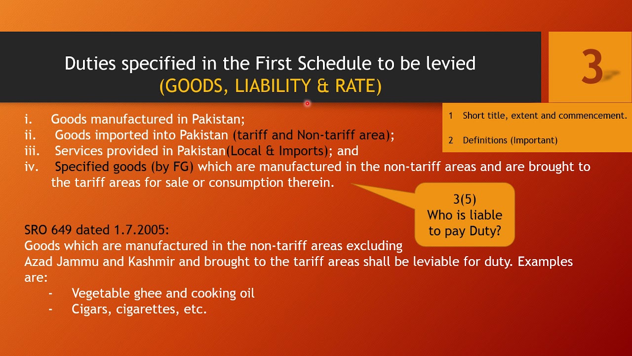 Federal Excise Duty Part-2
