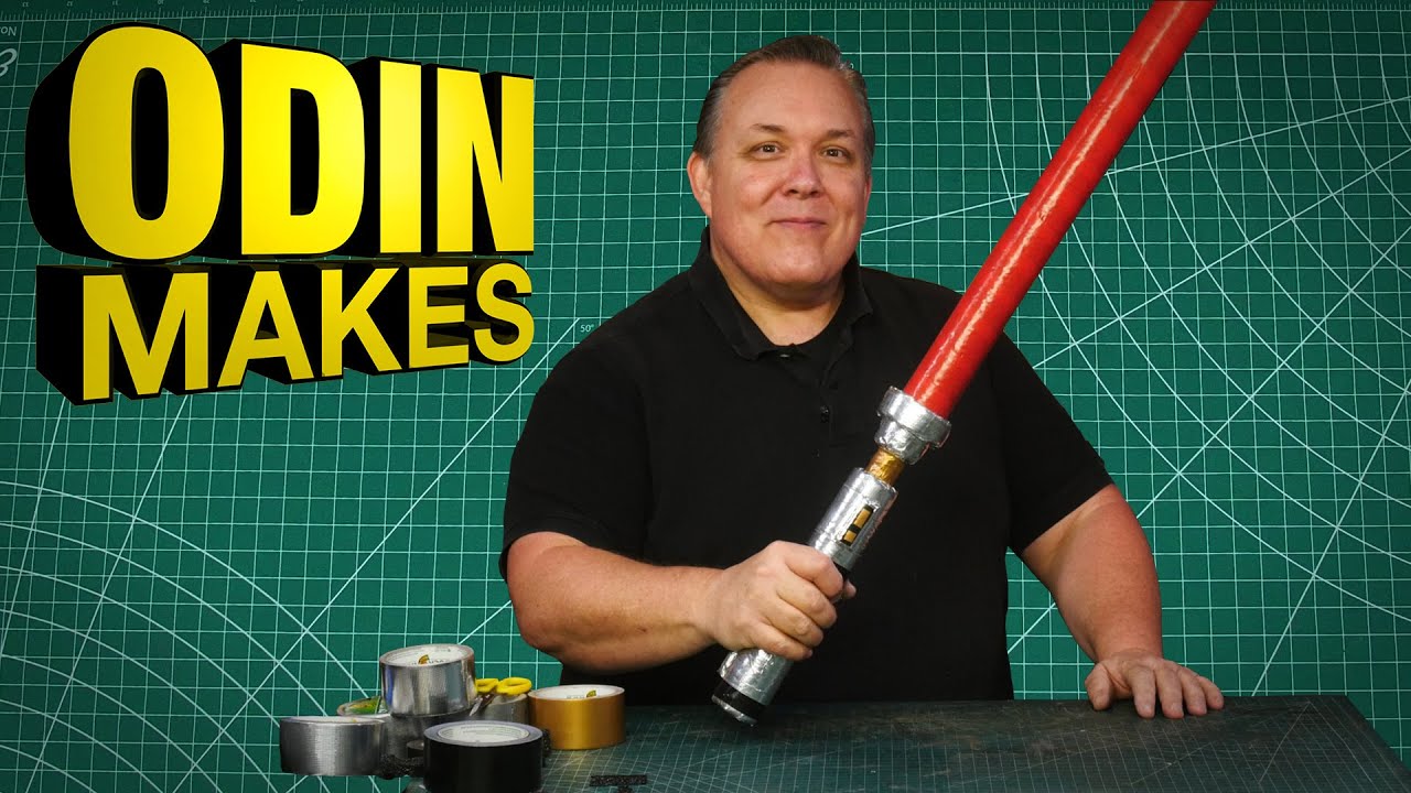 Odin Makes: A lightsaber made from duct tape, PVC, and foam