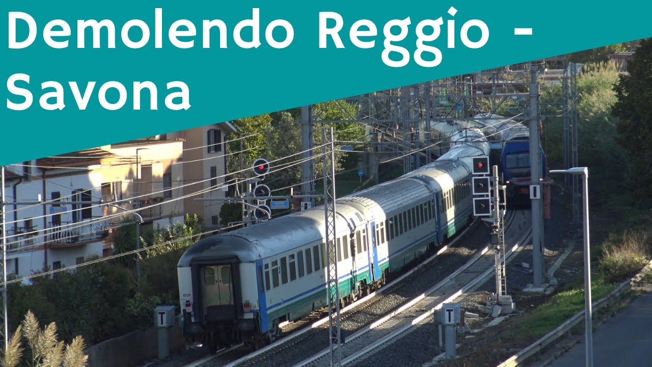 E.464 con materiale demolendo da Reggio Calabria a Savona