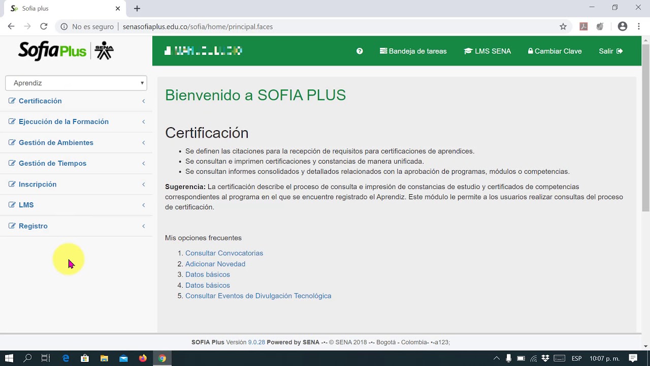 Cómo descargar una constancia y/o Certificación de estudio en SOFIA PLUS - 2020