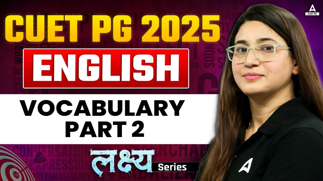 Vocabulary for CUET PG English | Part 2 | By Rubaika Ma'am