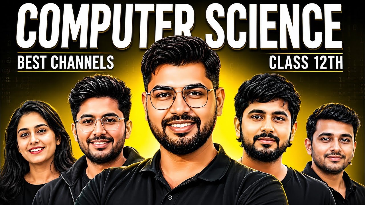 Top 3 youtube channel for class12 computer science|How to complete class 12 cs syllabus in 2 months🔥