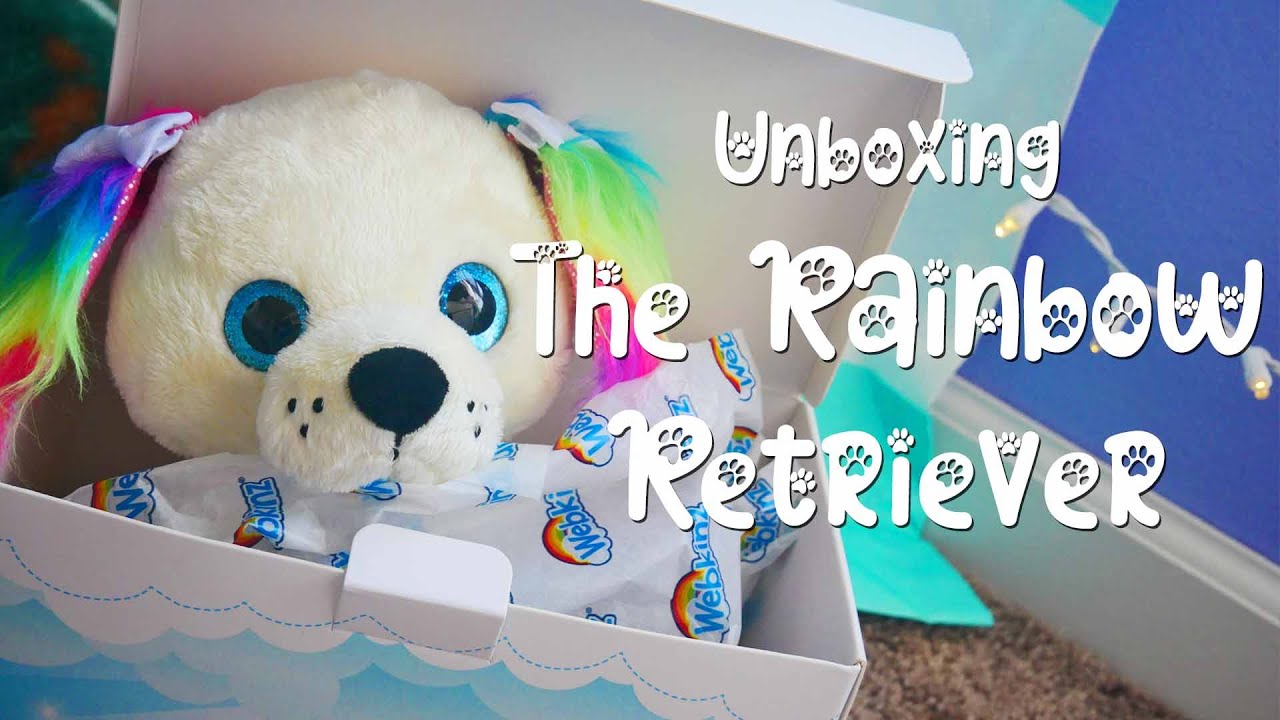 WEBKINZ RAINBOW RETRIEVER PACKAGE (NEW GEN 2 PLUSH)