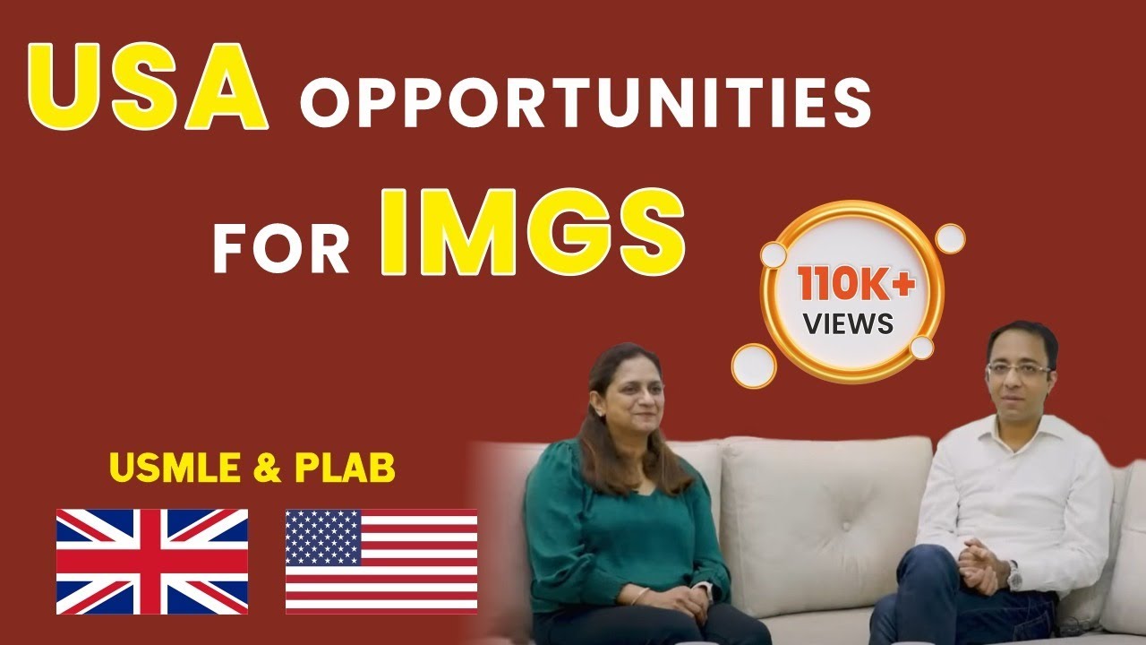 USA opportunities for IMGs | How to go about USMLE || Dr Mala Srinivasan, Dr Sumer Sethi