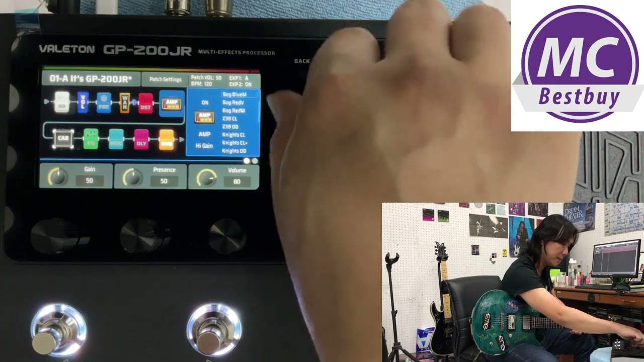 อ.โอ๋ รีวิวมัลติเอฟเฟคกีตาร์ VALETON GP-200JR Multiple Guitar Effects Processor