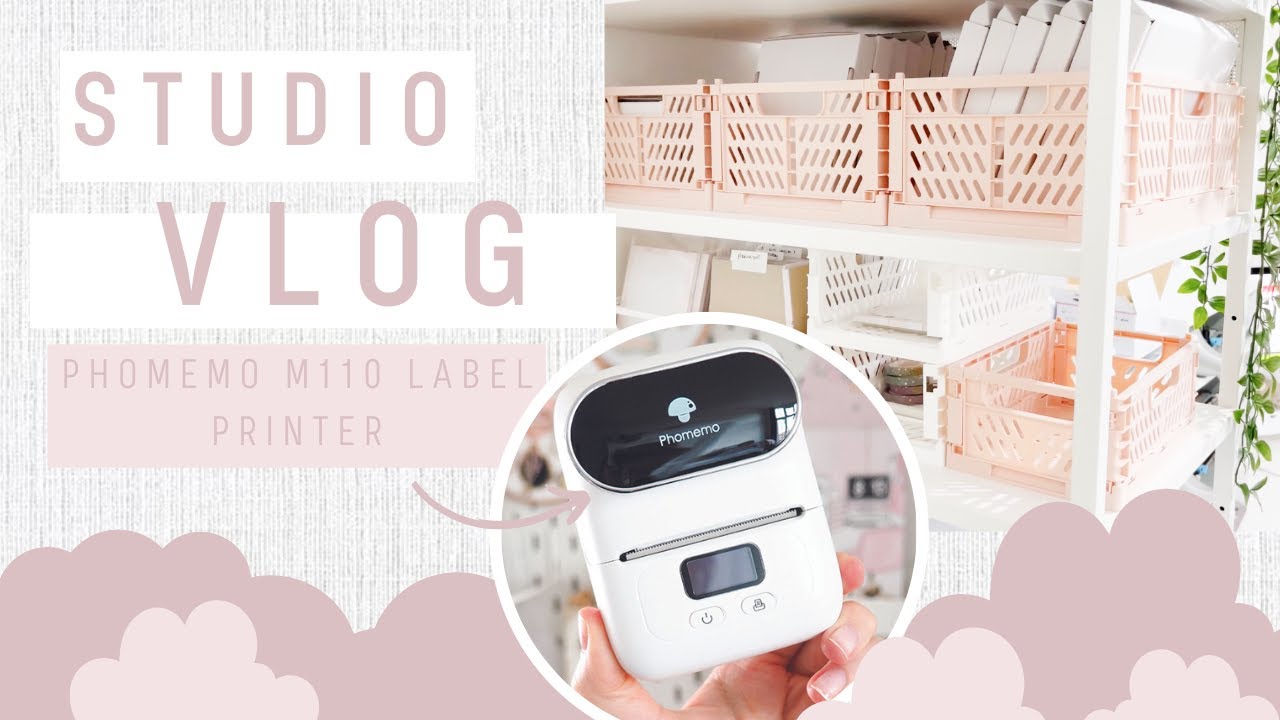 Studio Vlog 55 // Phomemo M110 Label Printer & Wrapping Up For Christmas | AD