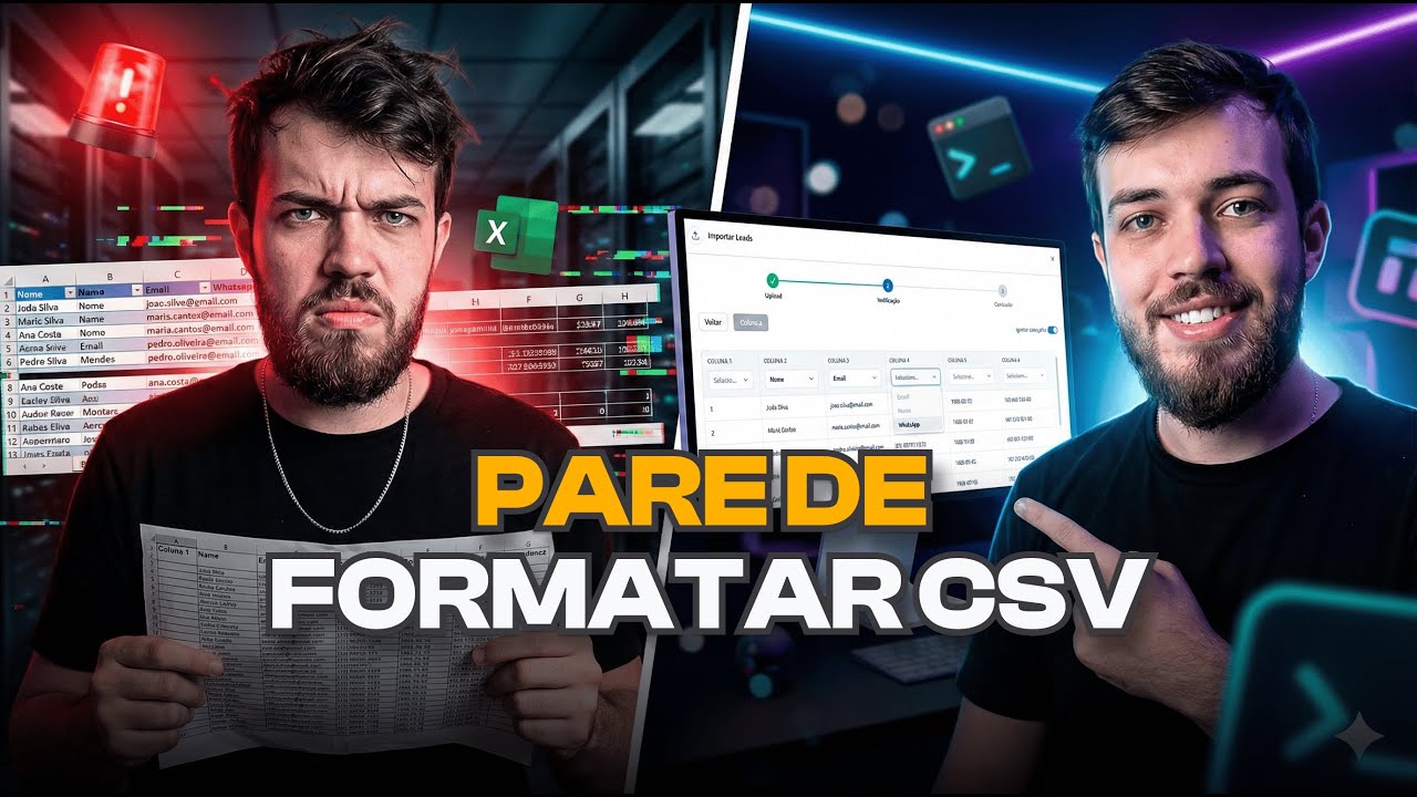 Importação de CSV no WeWeb: Pare de pedir para o usuário formatar planilhas! - Componente Codificado