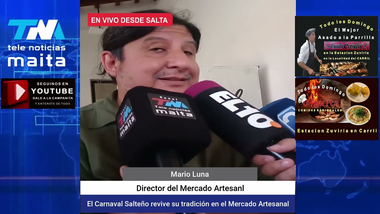 El Carnaval Salteño revive su tradición en el Mercado Artesanal