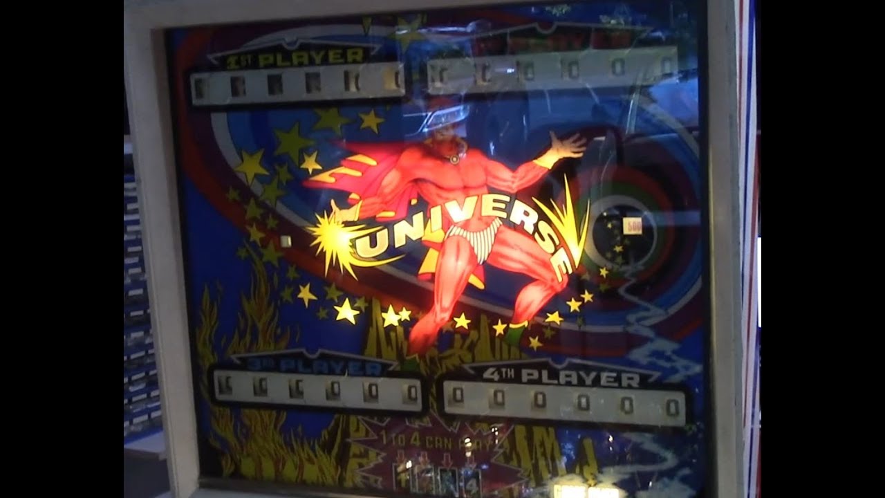 1977 Zaccaria UNIVERSE pinball machine
