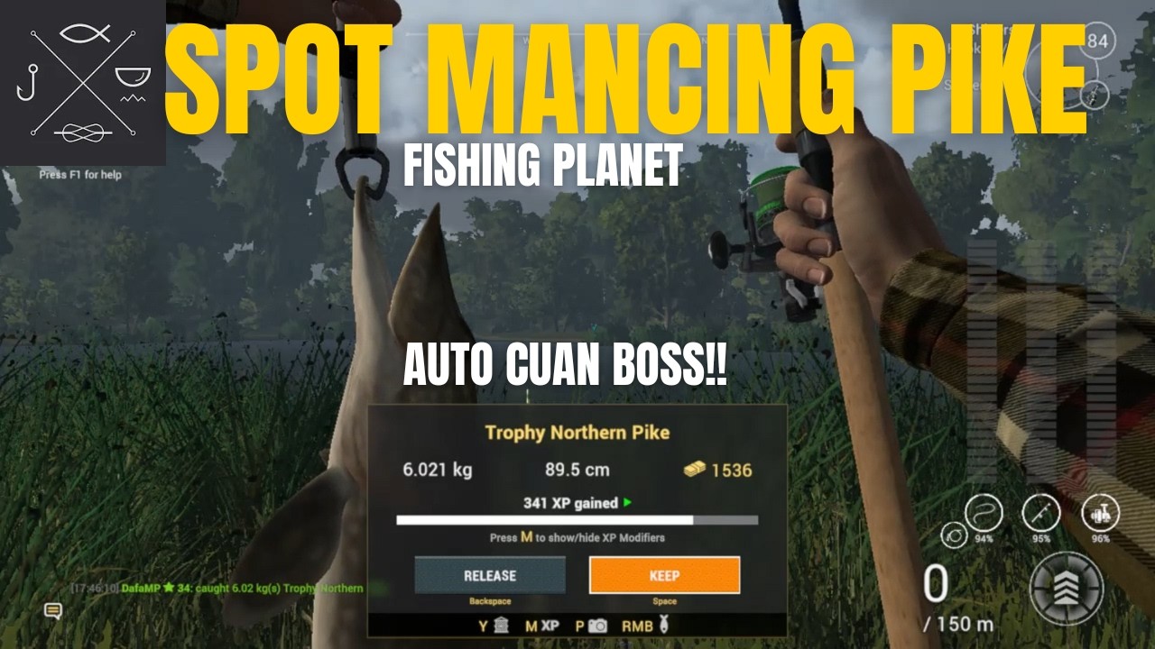 Rekomendasi Spot Mancing di ST. Croix Lake | Lv 30/31-40 | Fishing Planet Indonesia