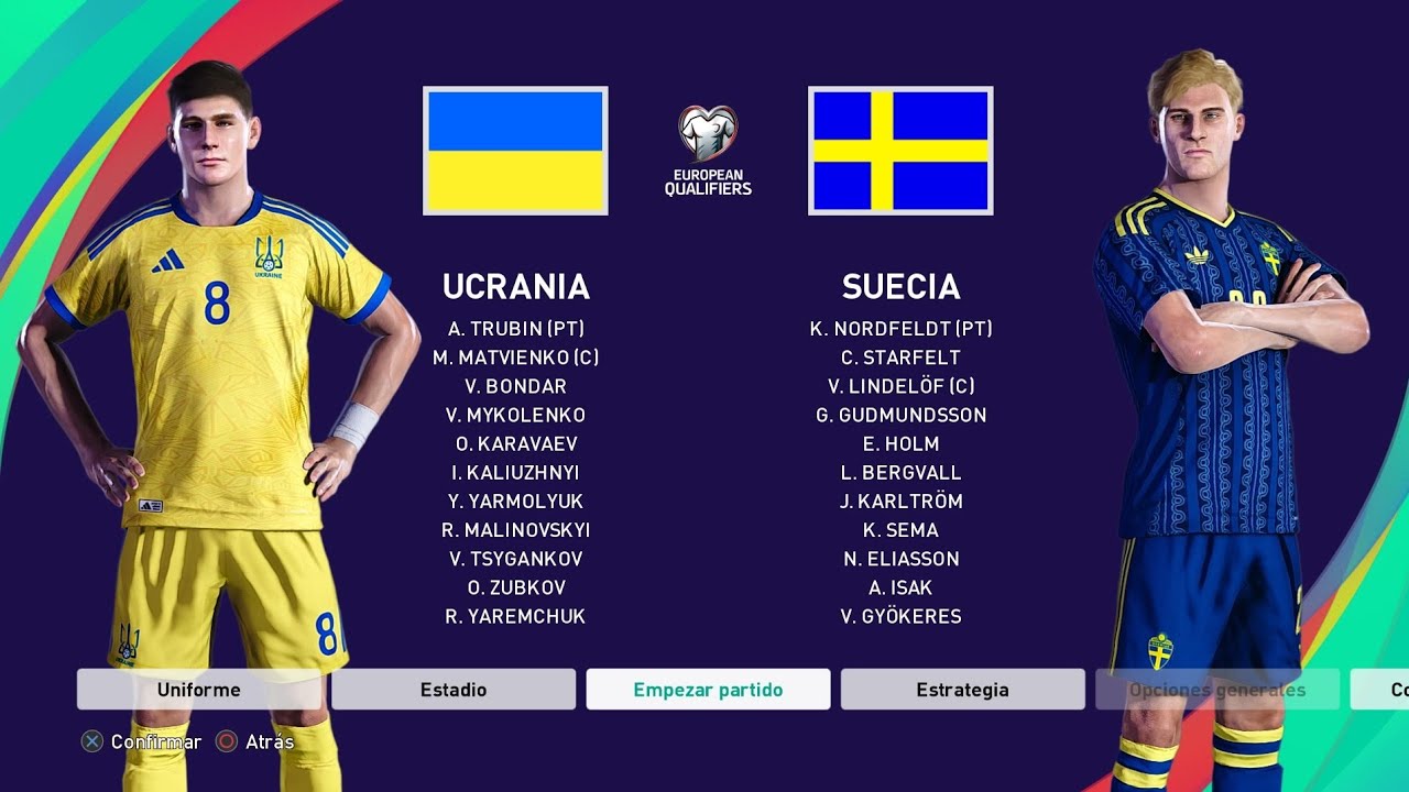 UCRANIA VS SUECIA - EUROPEAN QUALIFIERS FIFA WORLD CUP 2026