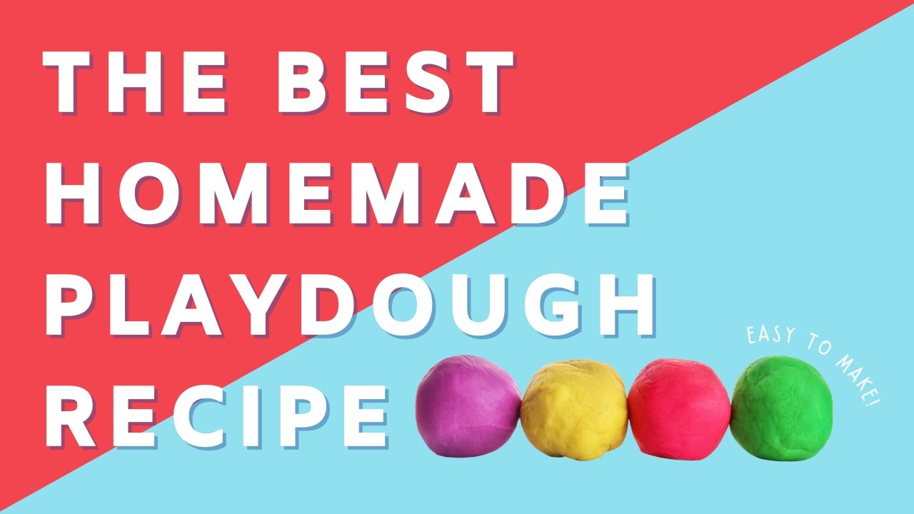 How to Make Easy, No-Cook Playdough