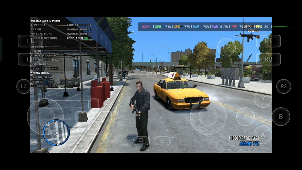 Установка меню модов для GTA 4 на эмулятор Gamehub прямо сейчас.