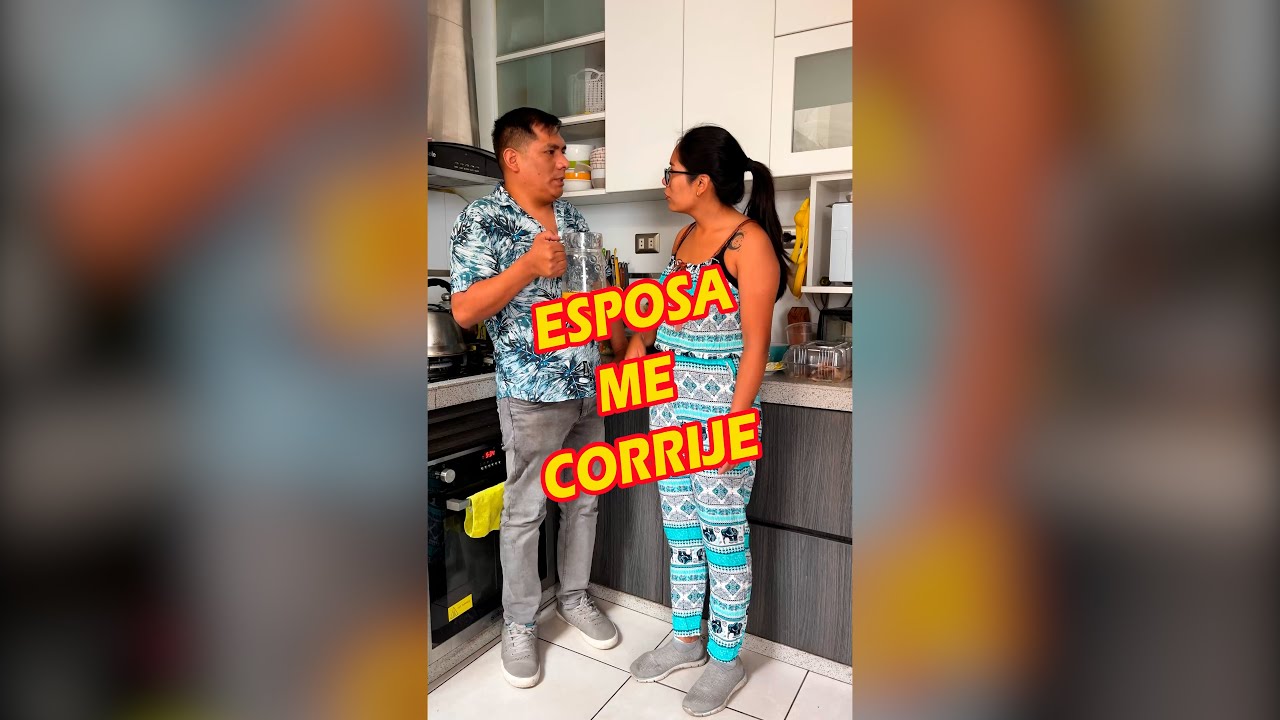 Cuando la esposa corrige a su marido 😂🤣