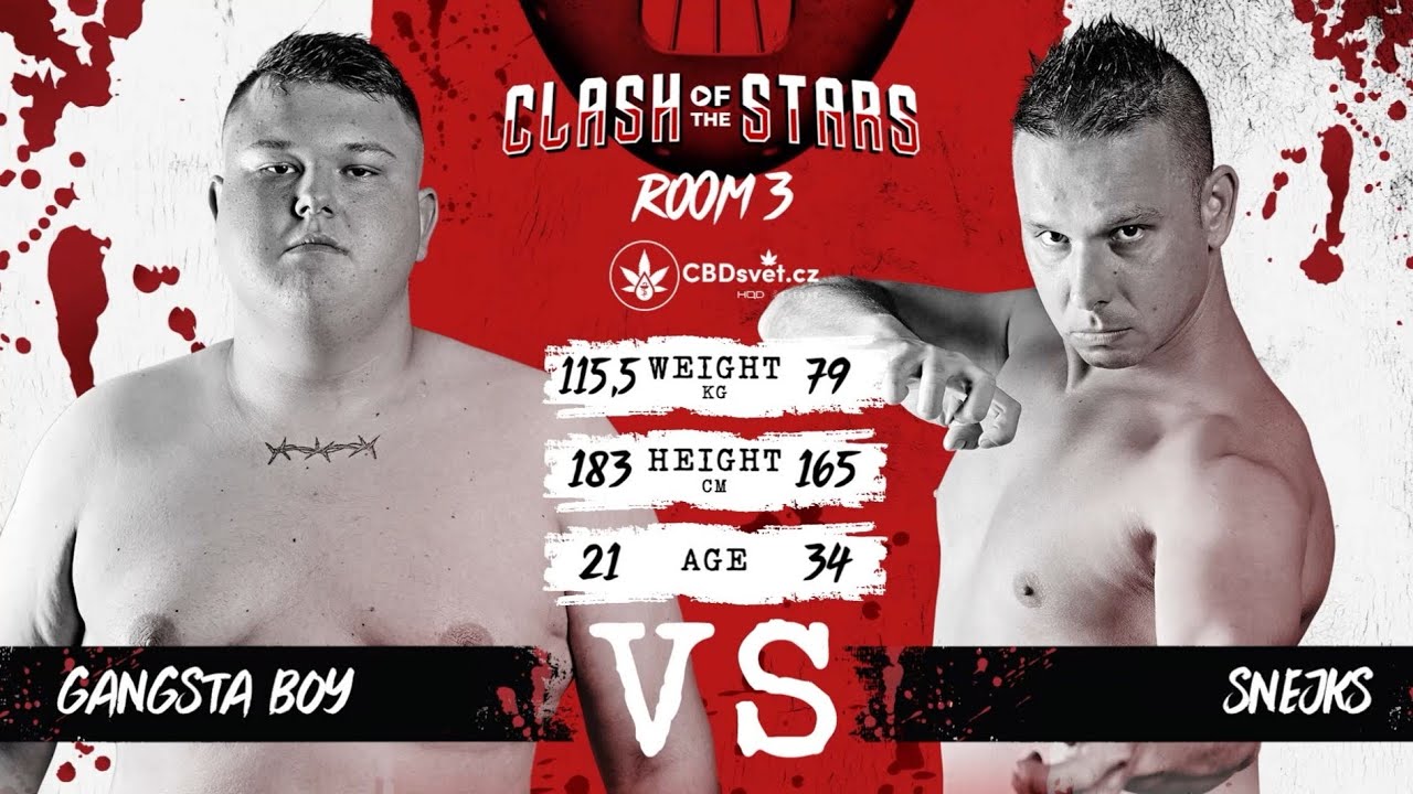Clash of the Stars Room 3 - Tade&aacute;&scaron; &bdquo;Gangstaboy&ldquo; Vesel&yacute; vs. Pavel &bdquo;Snejks&ldquo; Měs&iacute;ček (Cel&yacute; z&aacute;pas)