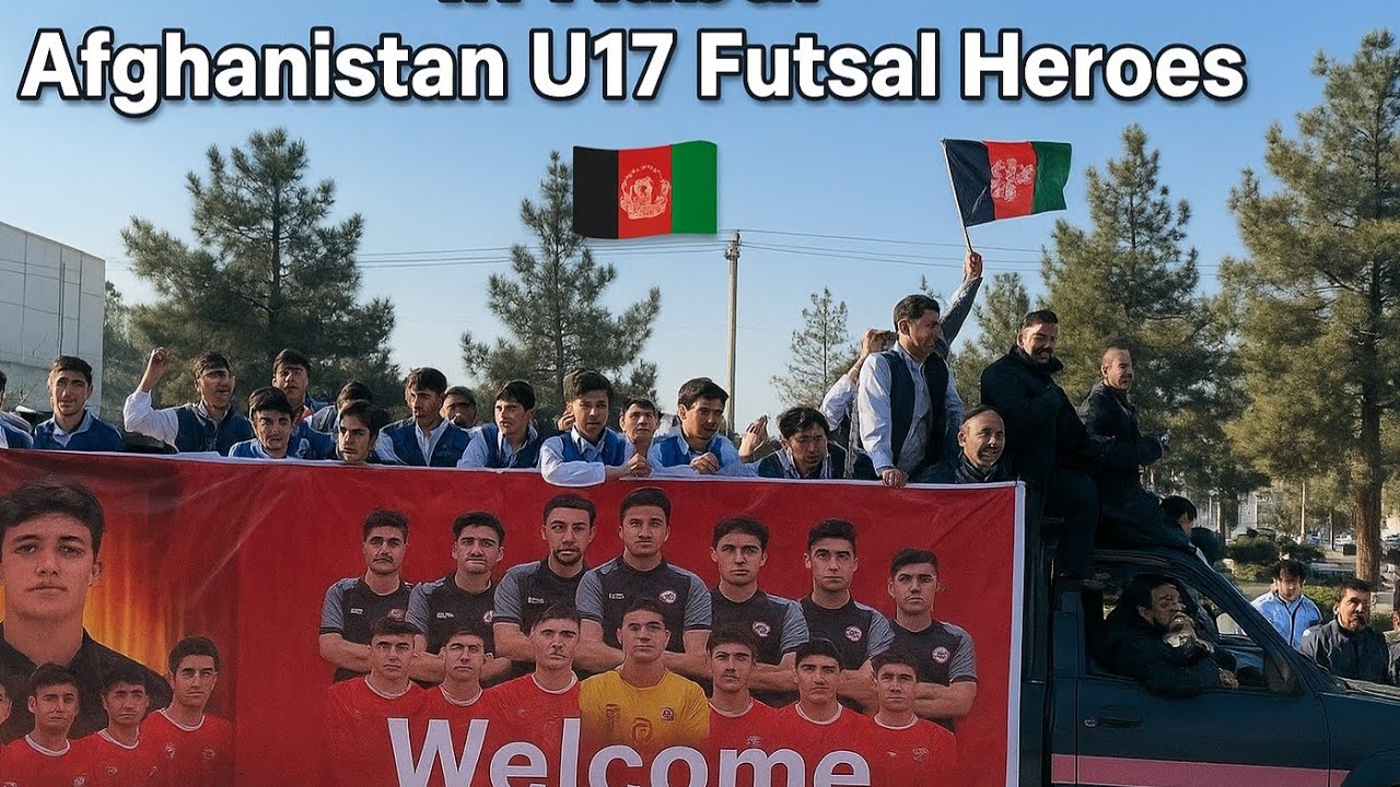 🇦🇫Unbelievable Celebration in Kabul – Afghanistan U17 Futsal Heroes(قهرمانان) | WalkFlow 🔥