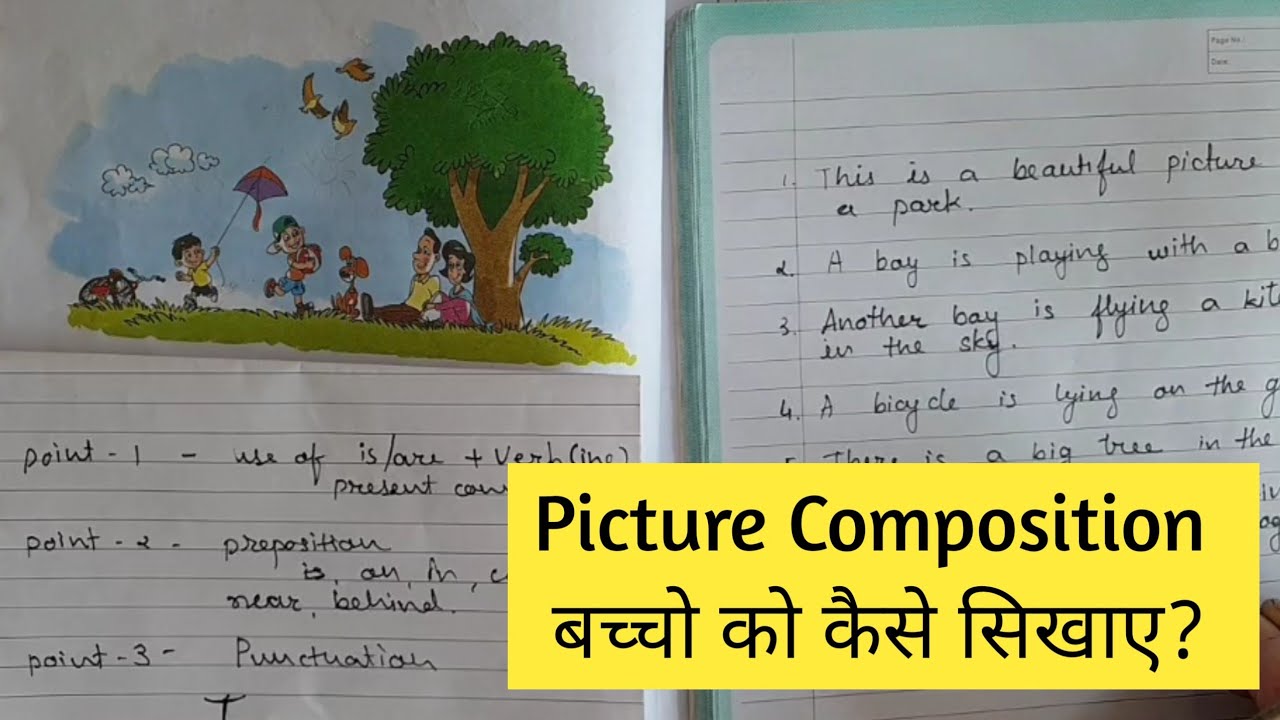 Picture Composition कैसे लिखते है ? | How to write Picture Discription? | English Grammar
